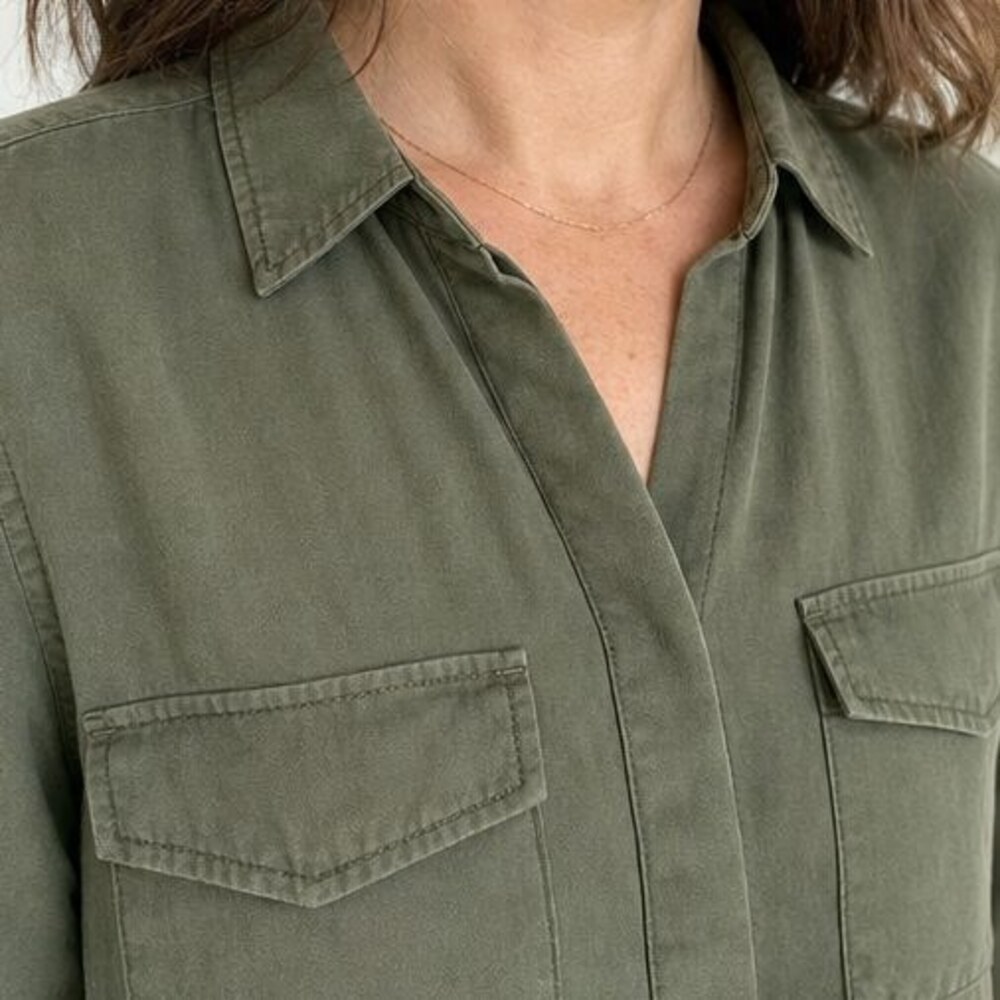 Rust Puff Sleeve Top - Picture 4 of 6